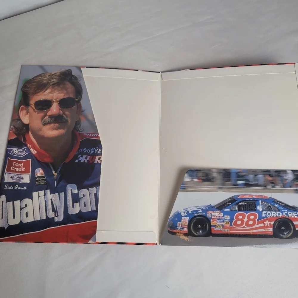 Lot Of 4 New NASCAR Racing VTG 2 Pocket Folders Dale Jarret Terry Labonte